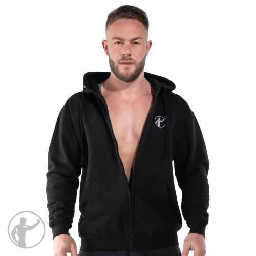 Invincible Rubber Zip Front Hoodie