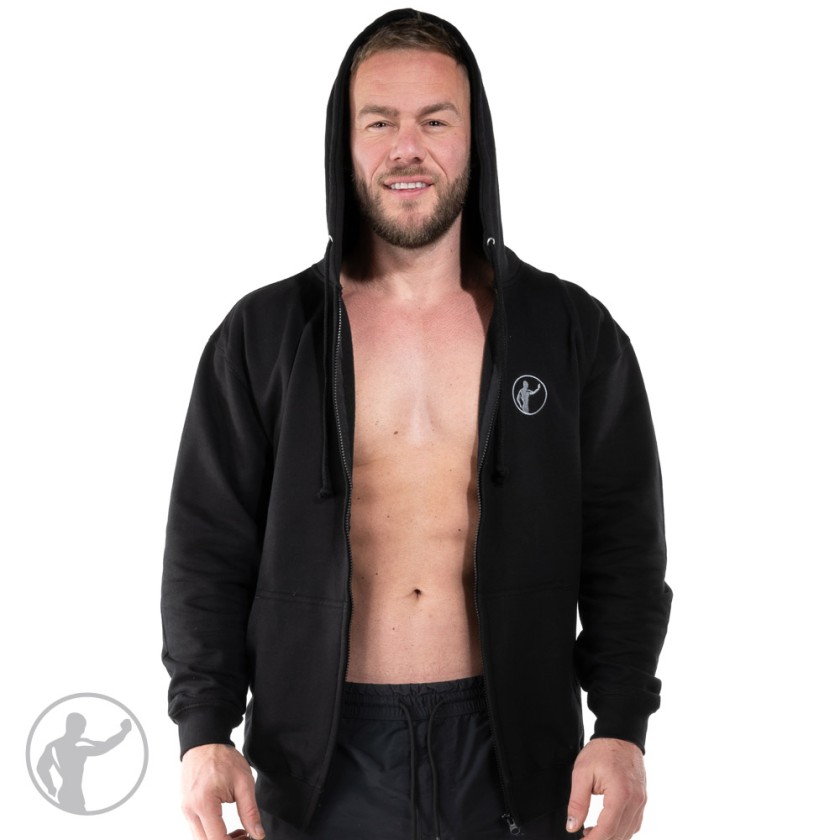 Invincible Rubber Zip Front Hoodie