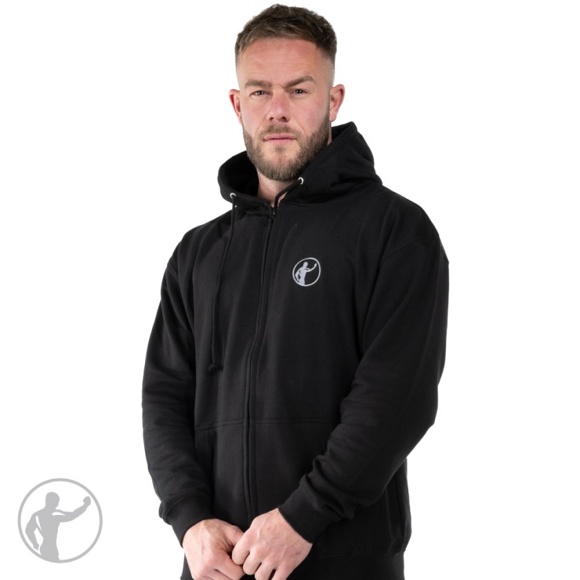 Invincible Rubber Zip Front Hoodie