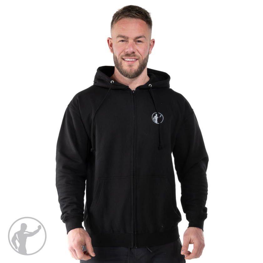 Invincible Rubber Zip Front Hoodie