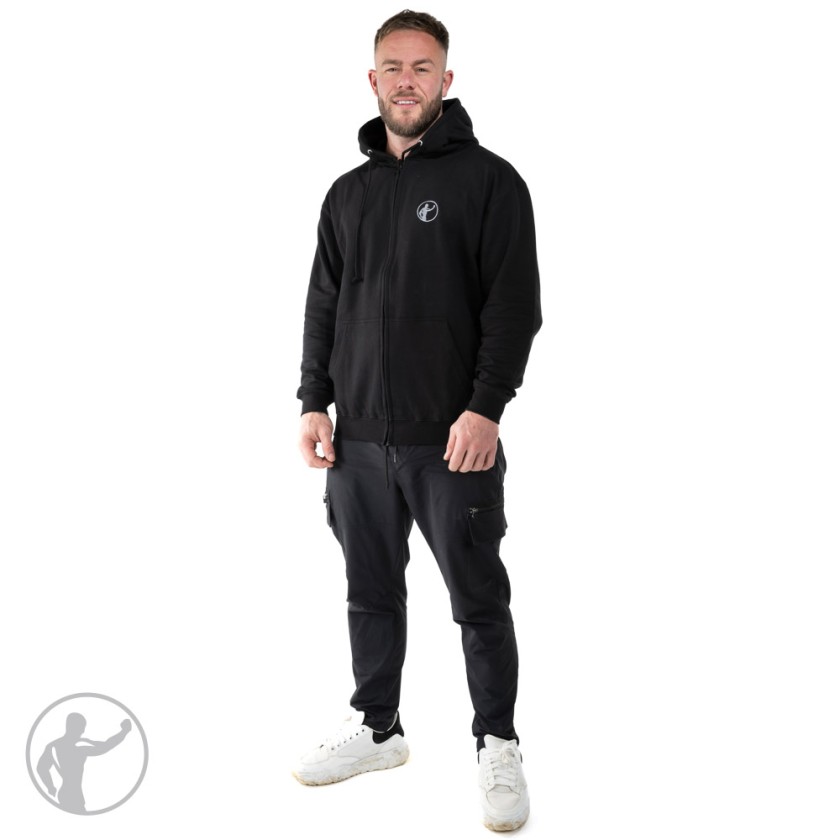 Invincible Rubber Zip Front Hoodie