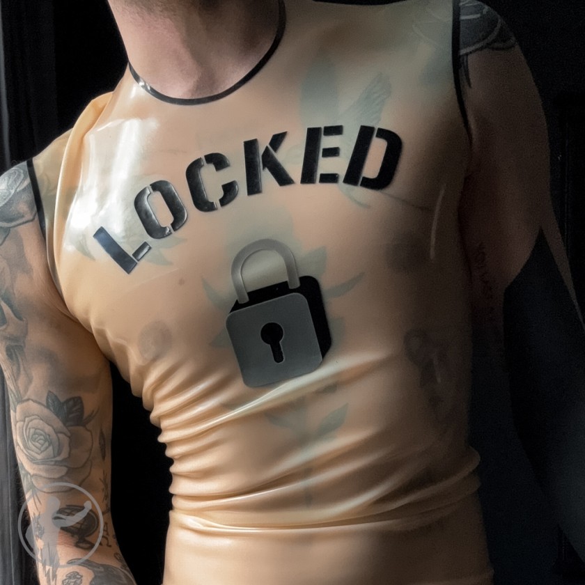 Rubber LOCKED Sleeveless T-Shirt