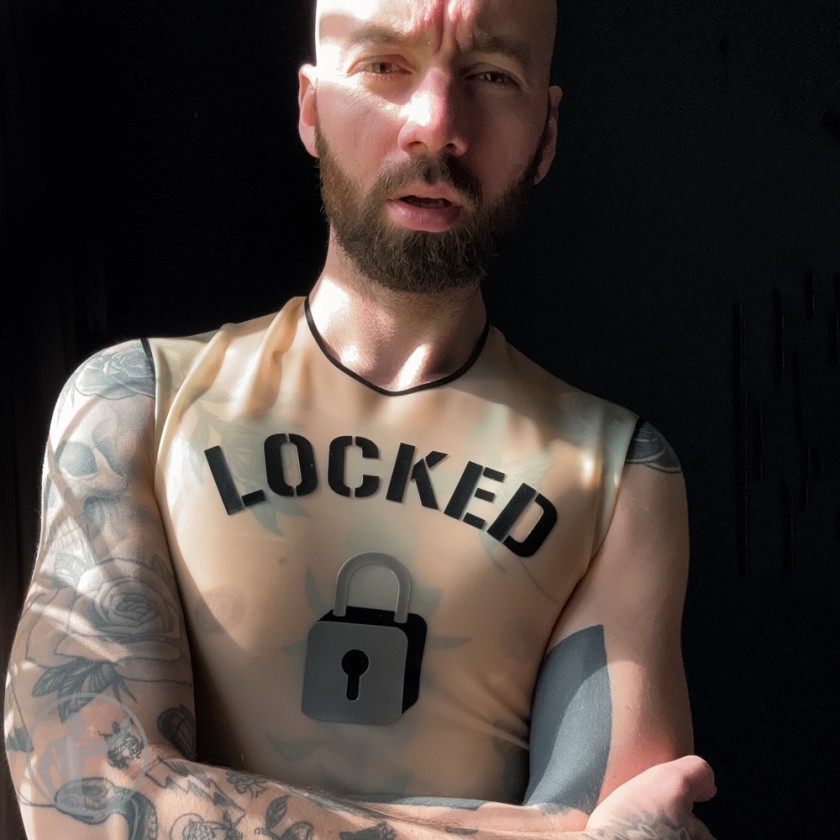 Rubber LOCKED Sleeveless T-Shirt