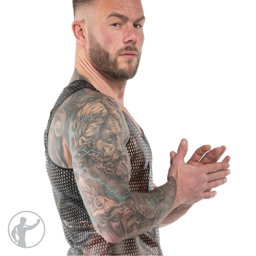 Rubber Mesh Tank Top