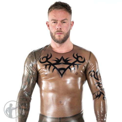 Rubber Tribal Tattoo Long Sleeve T-Shirt
