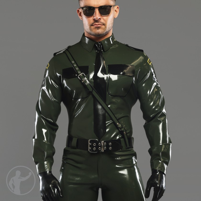 Rubber Military Sam Browne