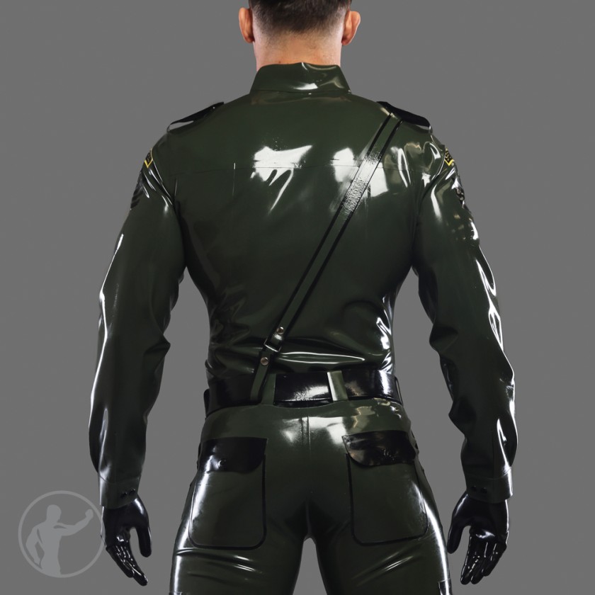 Rubber Military Sam Browne