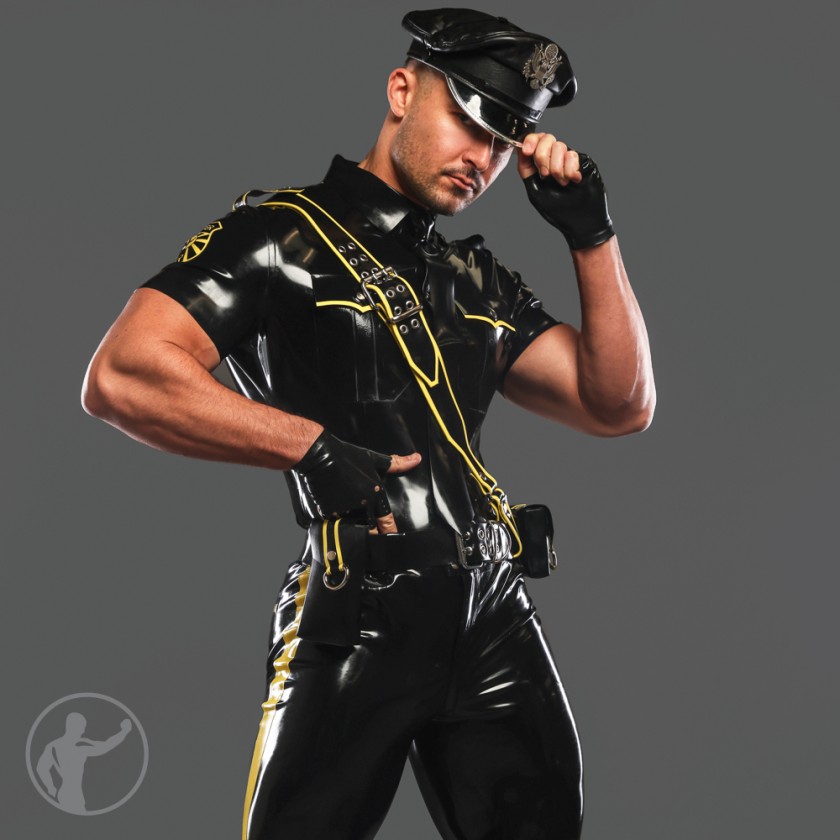 Rubber Officer Pants