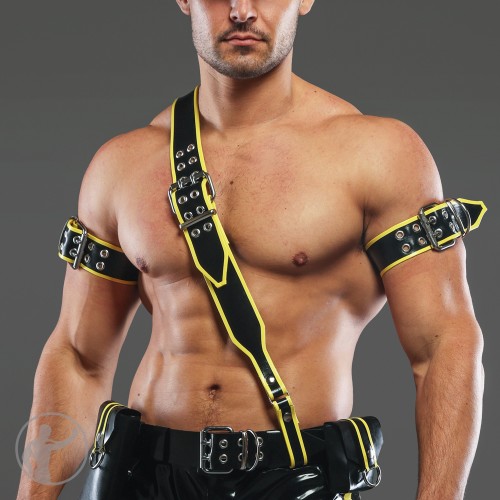 Rubber Officer Sam Browne Strap