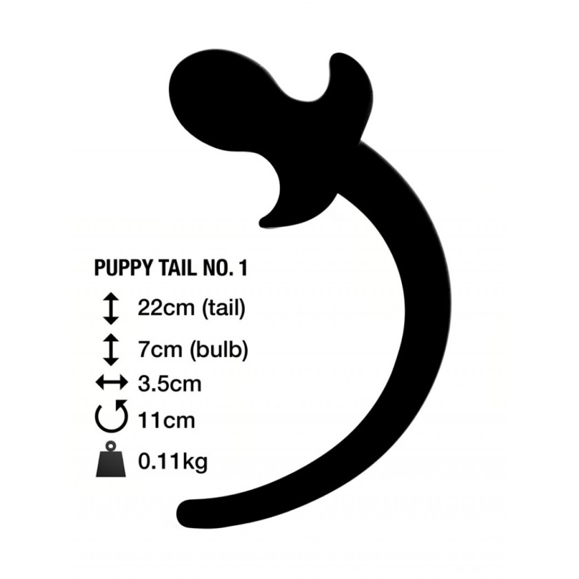 Puppy Tail Butt Plug No 1