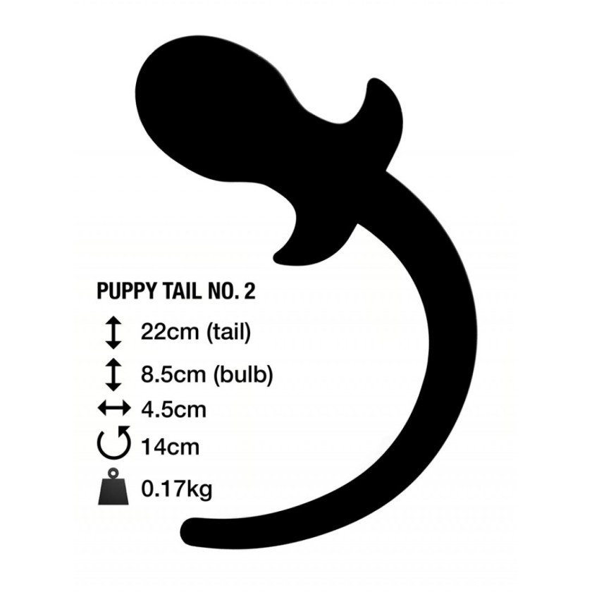 Puppy Tail Butt Plug No 2