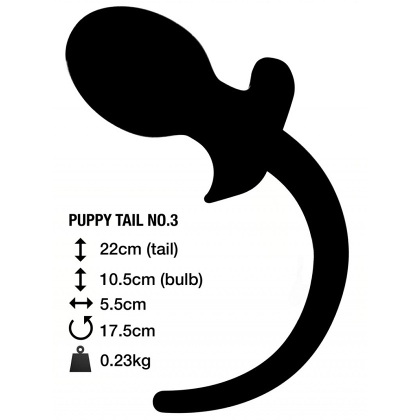 Puppy Tail Butt Plug No 3