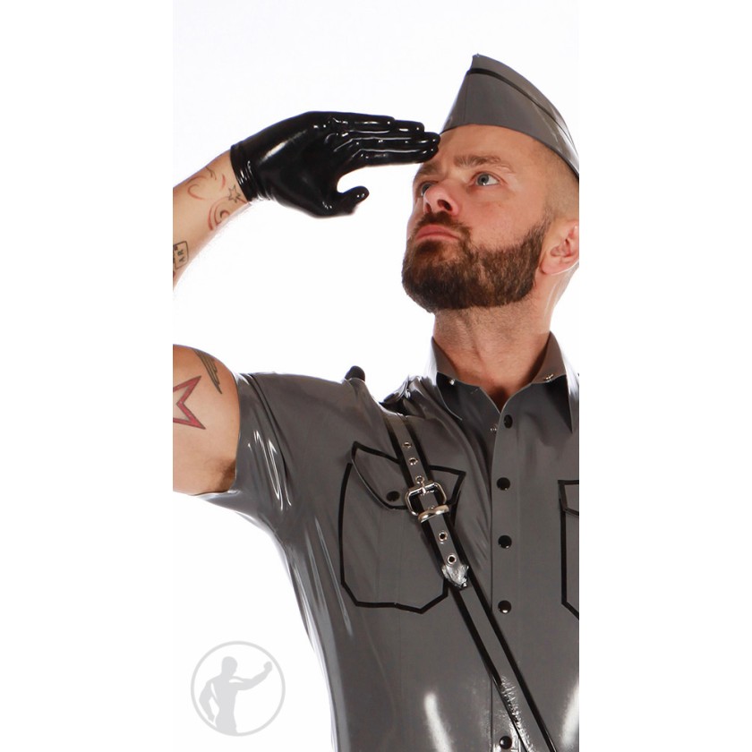 Rubber Interrogation Gloves Small