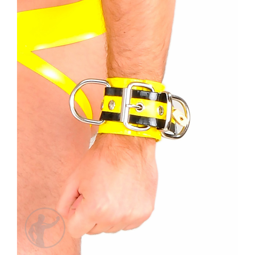 Rubber Lockable Wrist Restraints Custom 16cm