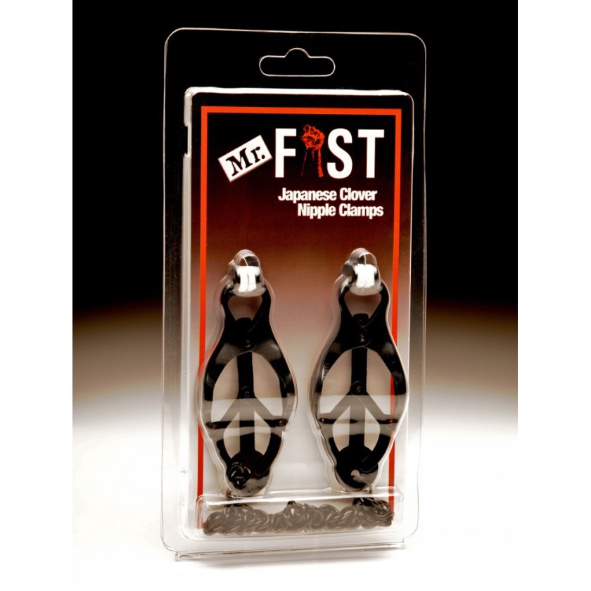 Mr Fist Nipple Clamps Black