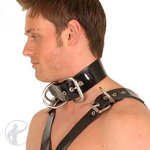 Rubber Premium 5cm 2" Slave Collar D-ring