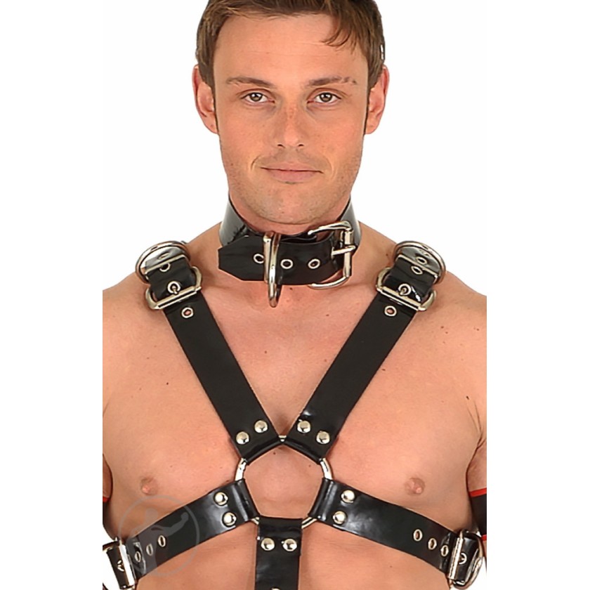 Rubber Premium 5cm 2" Slave Collar D-ring