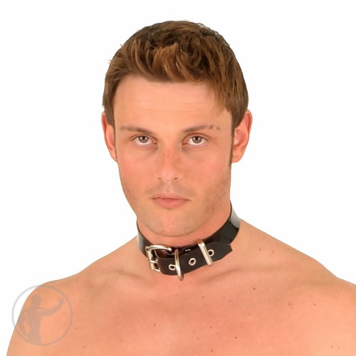 Rubber Premium 2.5cm 1" Slave Collar D-ring