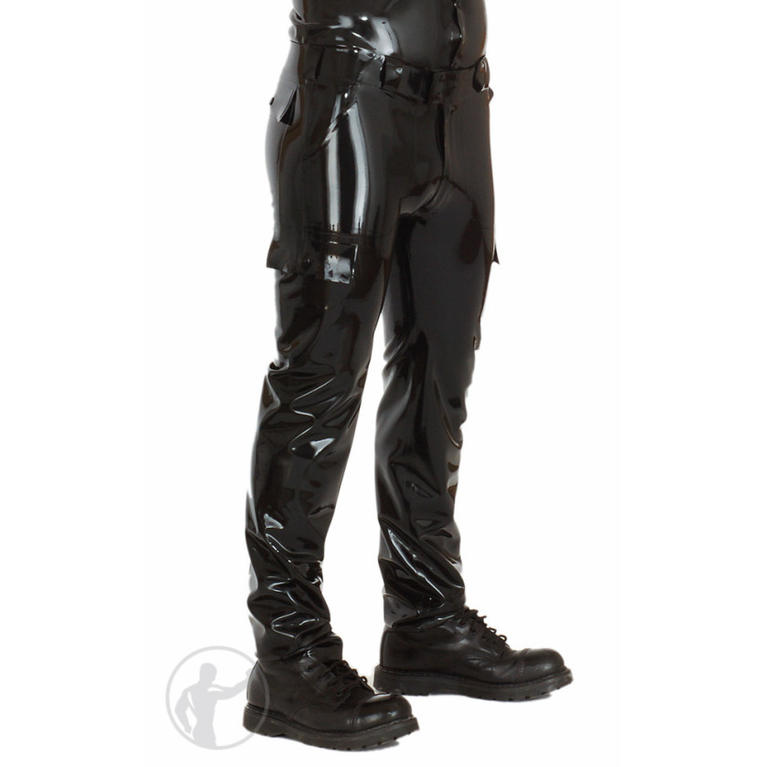 Rubber Cargo Pants