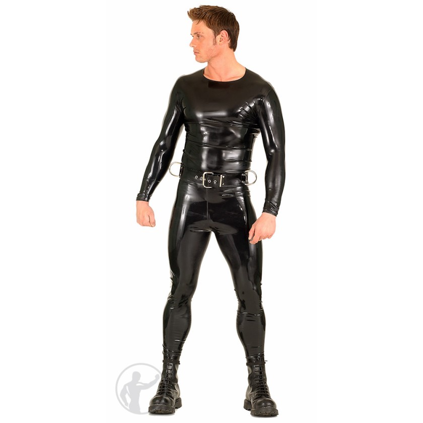 Rubbermagic - Latex leggings for men with attached waistband