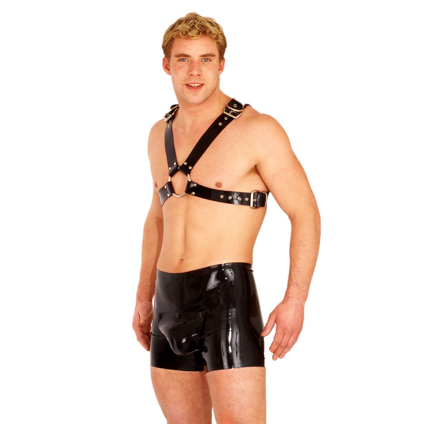 Rubber Boxer Shorts Cod Piece Large