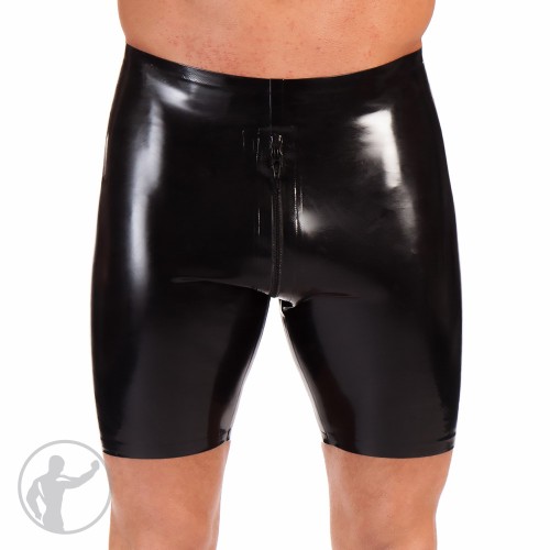 Rubber Cycle Shorts Thru Zip Small XL