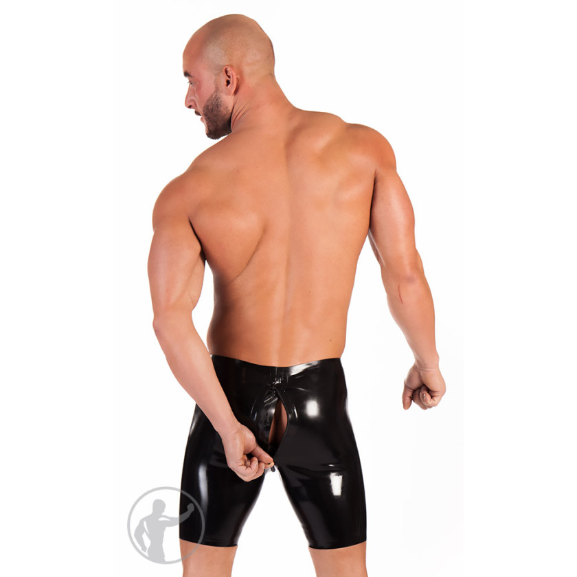 Rubber Cycle Shorts Thru Zip Small XL