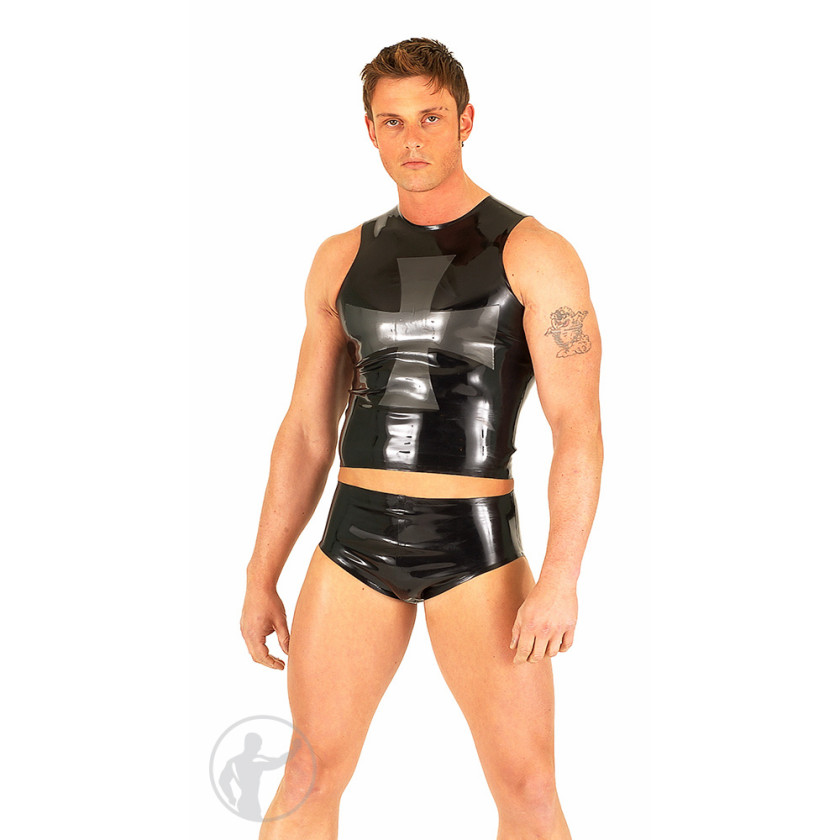 Rubber Midi Shorts