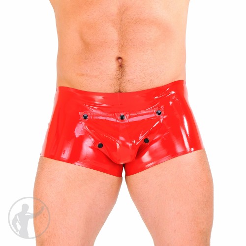 Rubber Clubbing Shorts With Cod Piece
