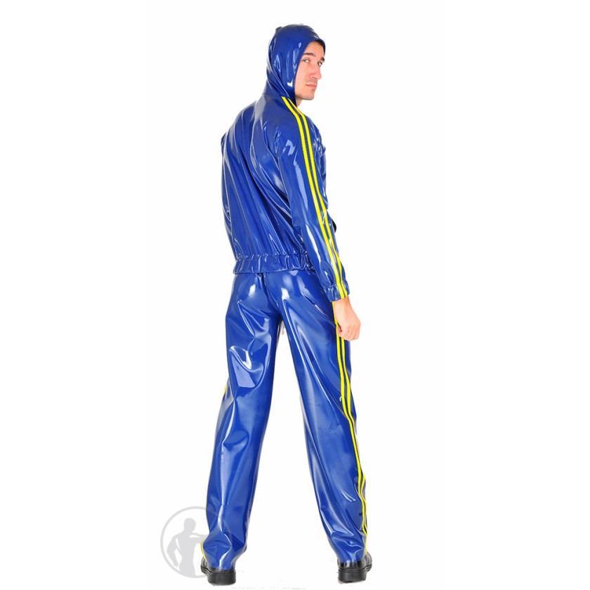 Rubber Tracksuit Bottoms