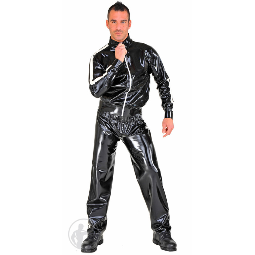 Rubber Jogging Pants