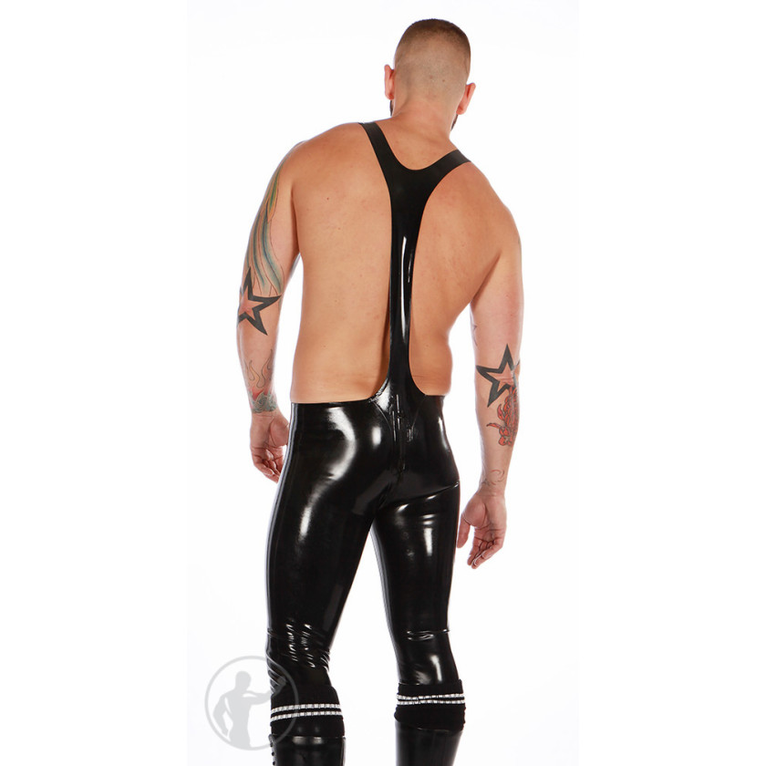 Rubber Long Leg Grappler Singlet XS