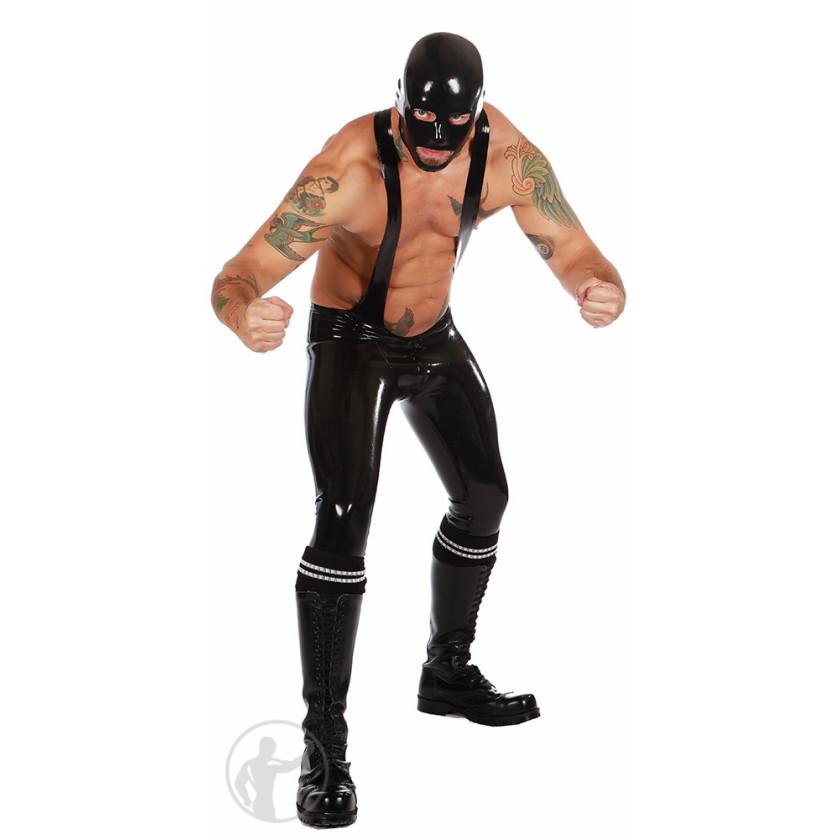 Rubber Long Leg Grappler Singlet XS