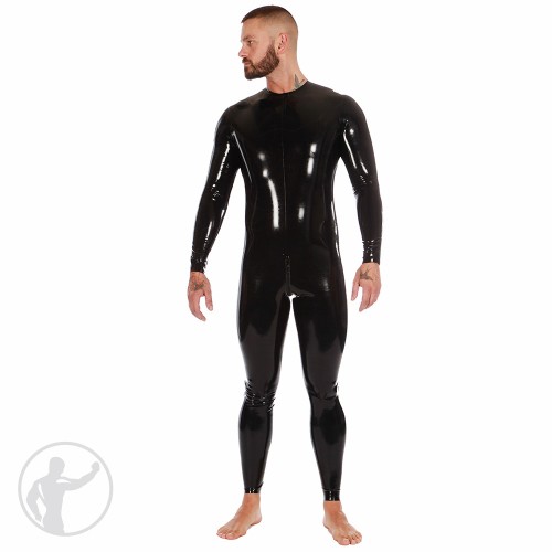 Rubber Neck Entry Catsuit Thru Zip