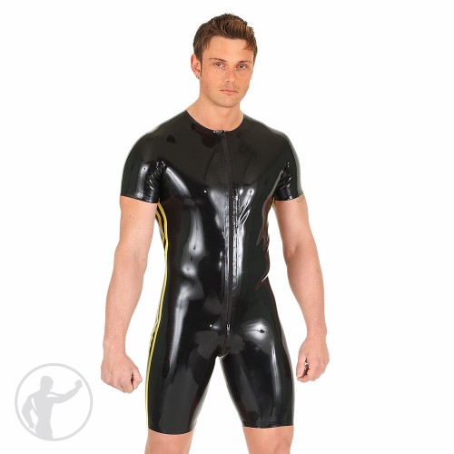 Rubber Surfsuit With Front Zip