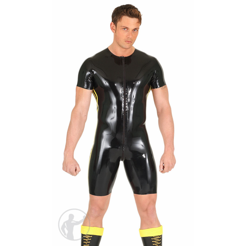 Rubber Surfsuit With Front Zip