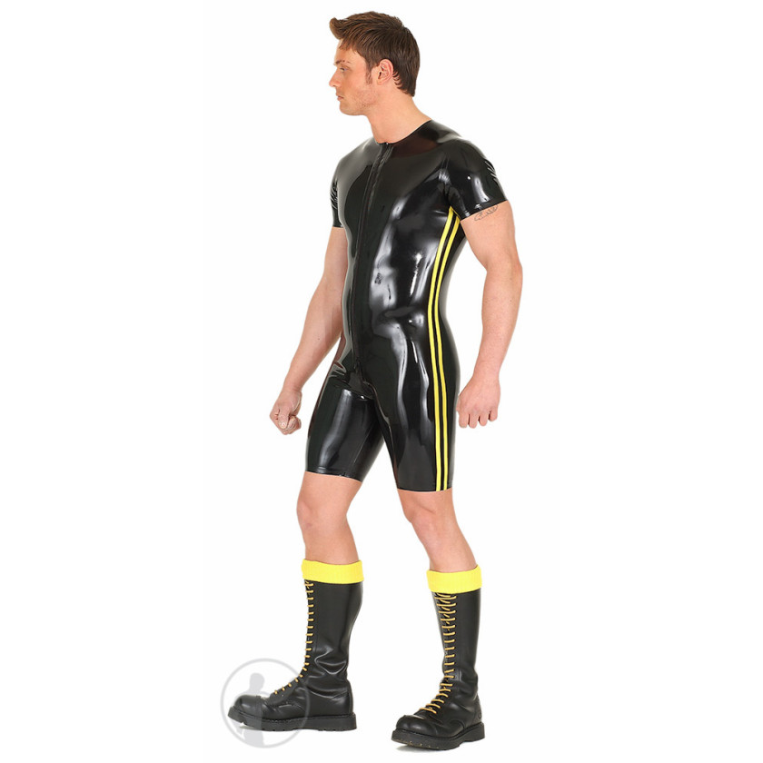 Rubber Surfsuit With Front Zip