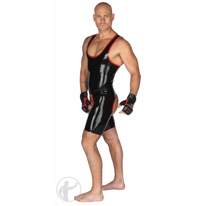 Rubber Y-Back Chaps Suit Large