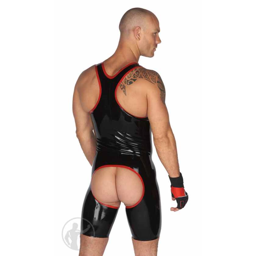 Rubber Y-Back Chaps Suit Large