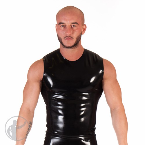 Rubber T-Shirt Sleeveless Medium Large