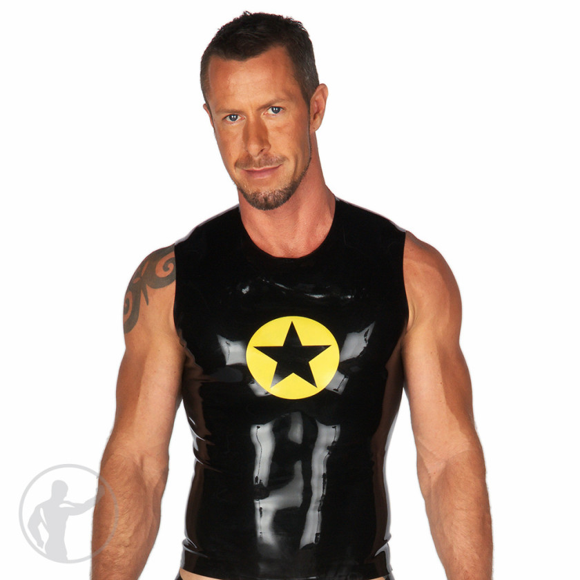 Rubber Star Logo Sleeveless T-Shirt