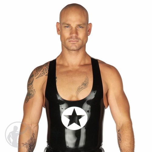 Rubber Y-Back Tank Star Logo