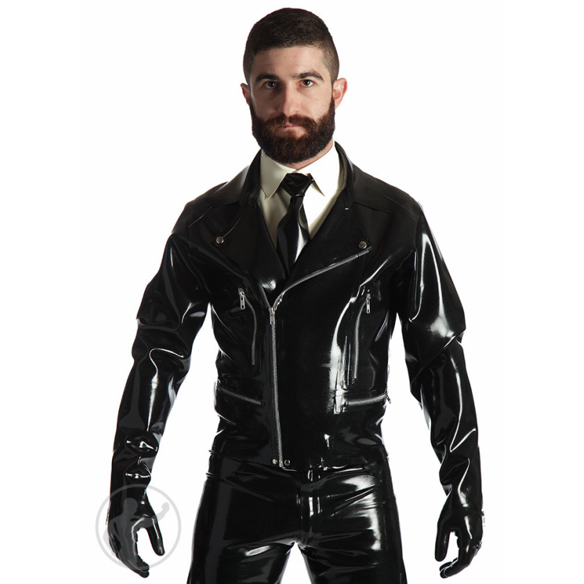 Rubber Motorbike Jacket