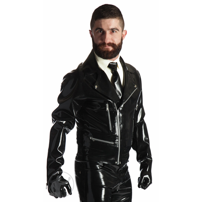 Rubber Motorbike Jacket