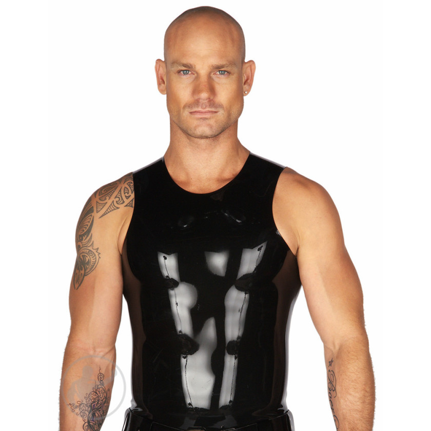 Rubber Muscle Cut T-Shirt Sleeveless