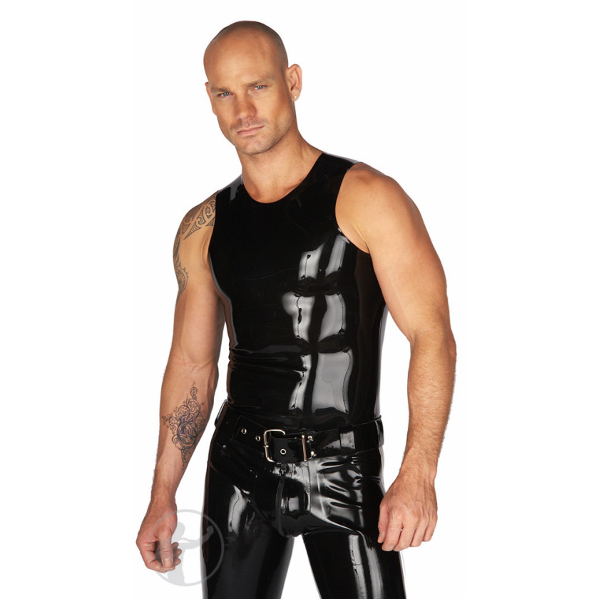 Rubber Muscle Cut T-Shirt Sleeveless