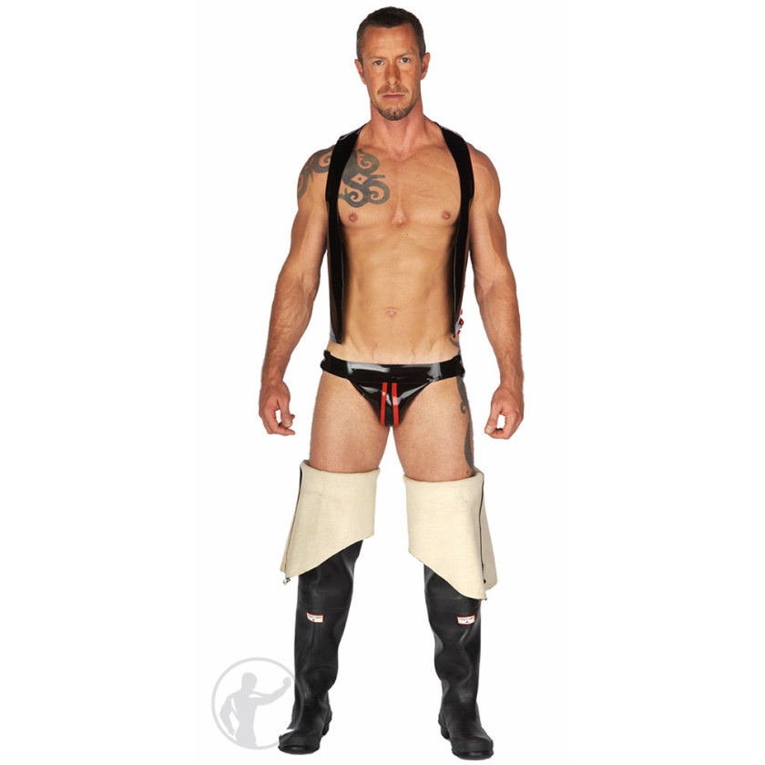Rubber Jockstrap With Detachable Sides