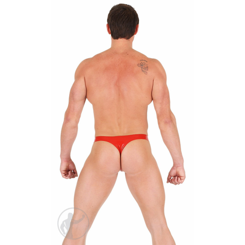 Rubber Briefs Thong Back