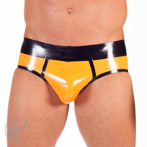 Rubber Contrast Briefs Extra Small
