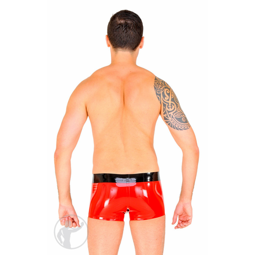 Rubber Contrast Hipster Boxer Briefs
